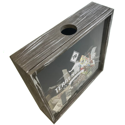 Personalized Acid Wash Cigar Band Shadow Box - Englishman