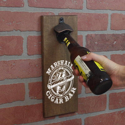 Personalized Wall Mounted Magnetic Bottle Opener