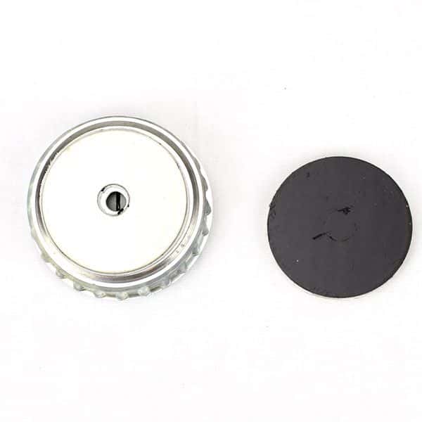 ANALOG HYGROMETER Silver Round for Cigar Humidor Glass Front NEW